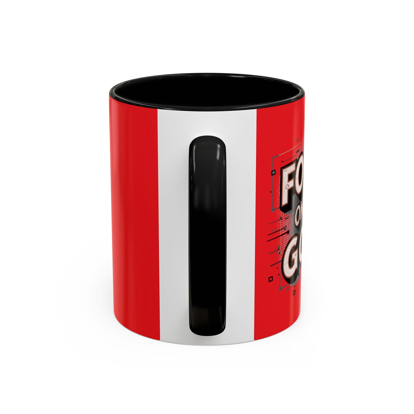 Focus On The Goal Accent Coffee Mug (11, 15oz)