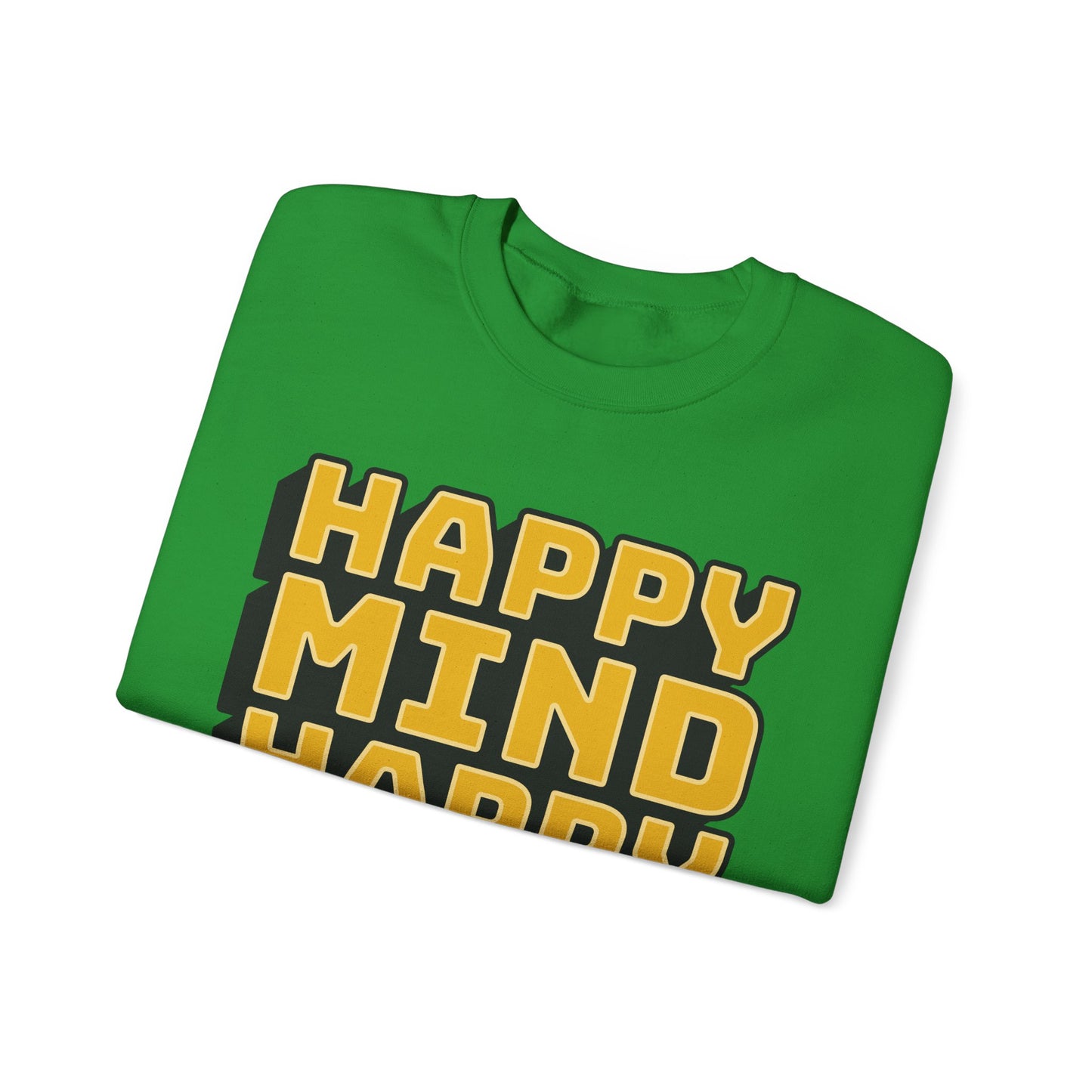 Happy Mind Happy Life Unisex Heavy Blend™ Crewneck Sweatshirt