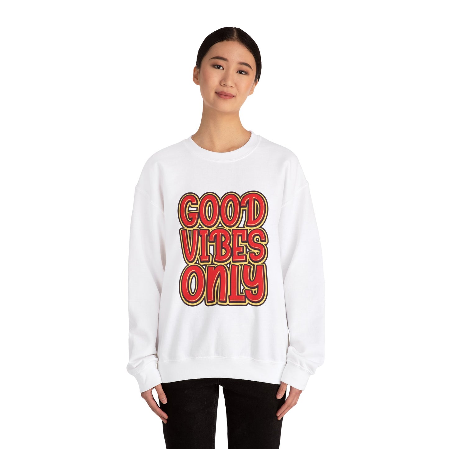 Good Vibes Only Unisex Heavy Blend™ Crewneck Sweatshirt