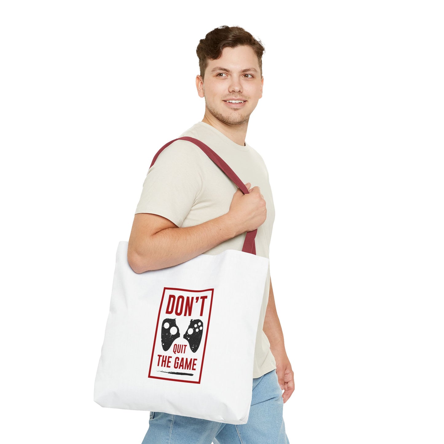 Don't Quit The Game Tote Bag (AOP)