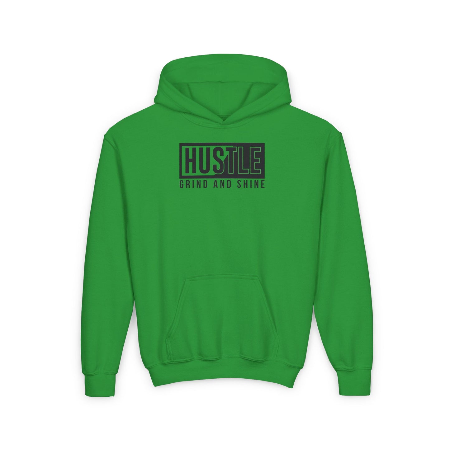 Hustle Grind And Shine Youth Heavy Blend Hooded Sweatshirt