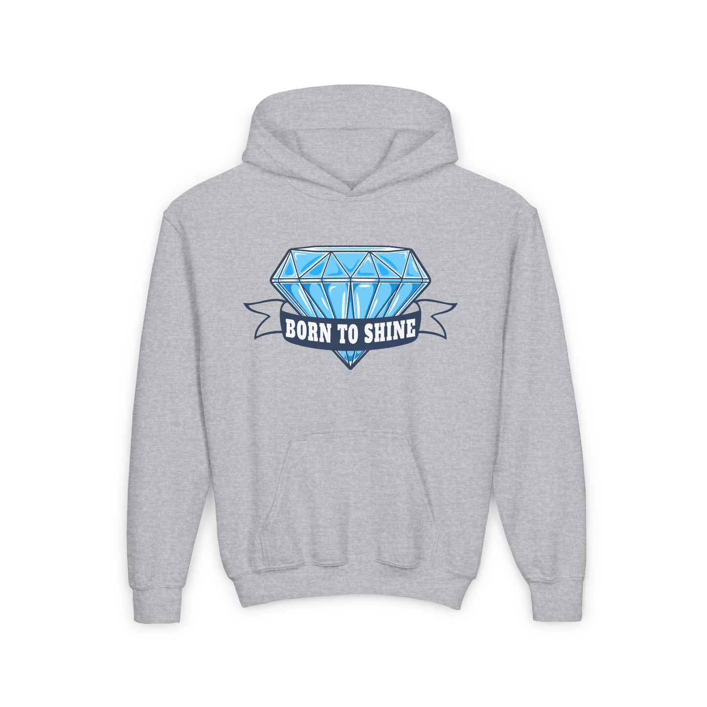 Born To Shine Youth Heavy Blend Hooded Sweatshirt