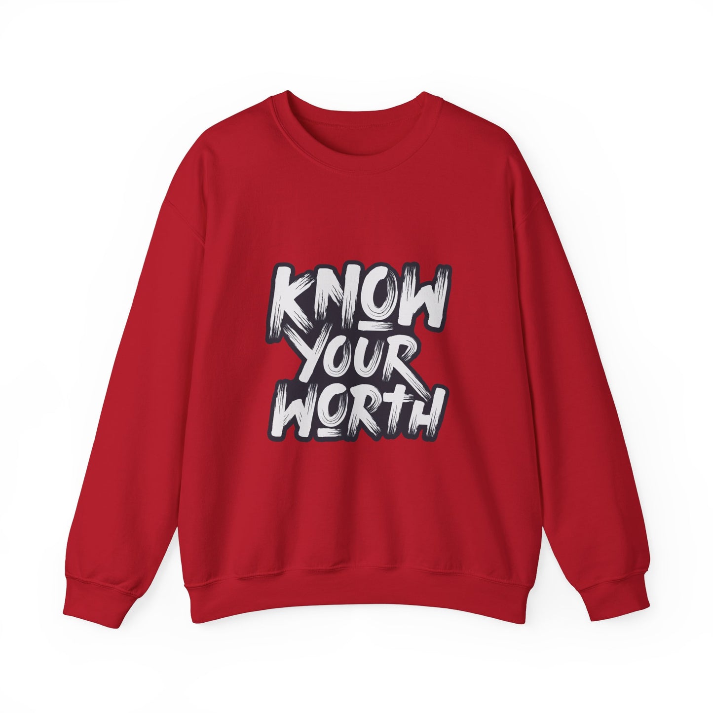 Know Your Worth Unisex Heavy Blend™ Crewneck Sweatshirt