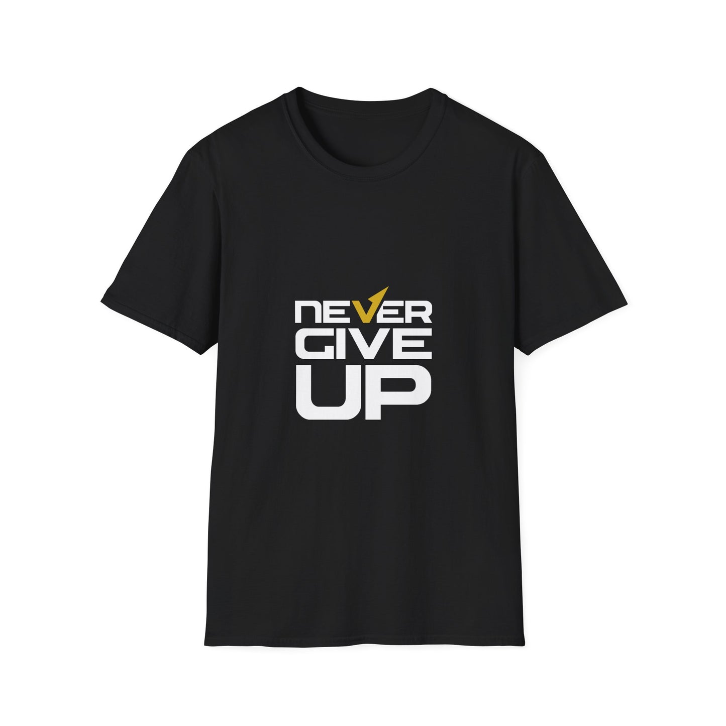 Never Give Up Unisex Softstyle T-Shirt