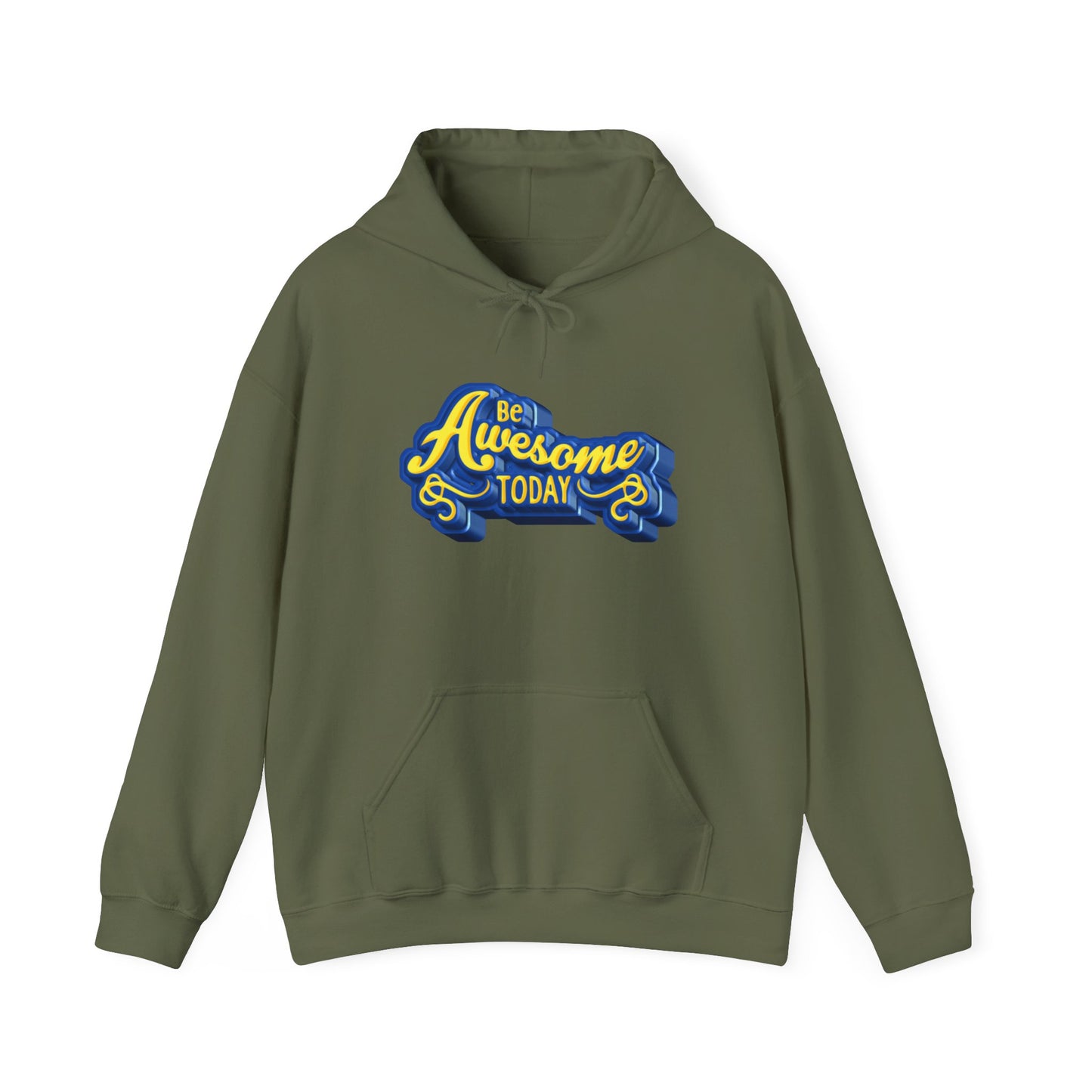 Be Awesome Today Unisex Heavy Blend™ Hooded Sweatshirt