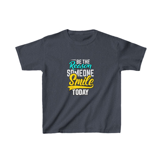 Be The Reason Someone Smile Today Kids Heavy Cotton™ Tee