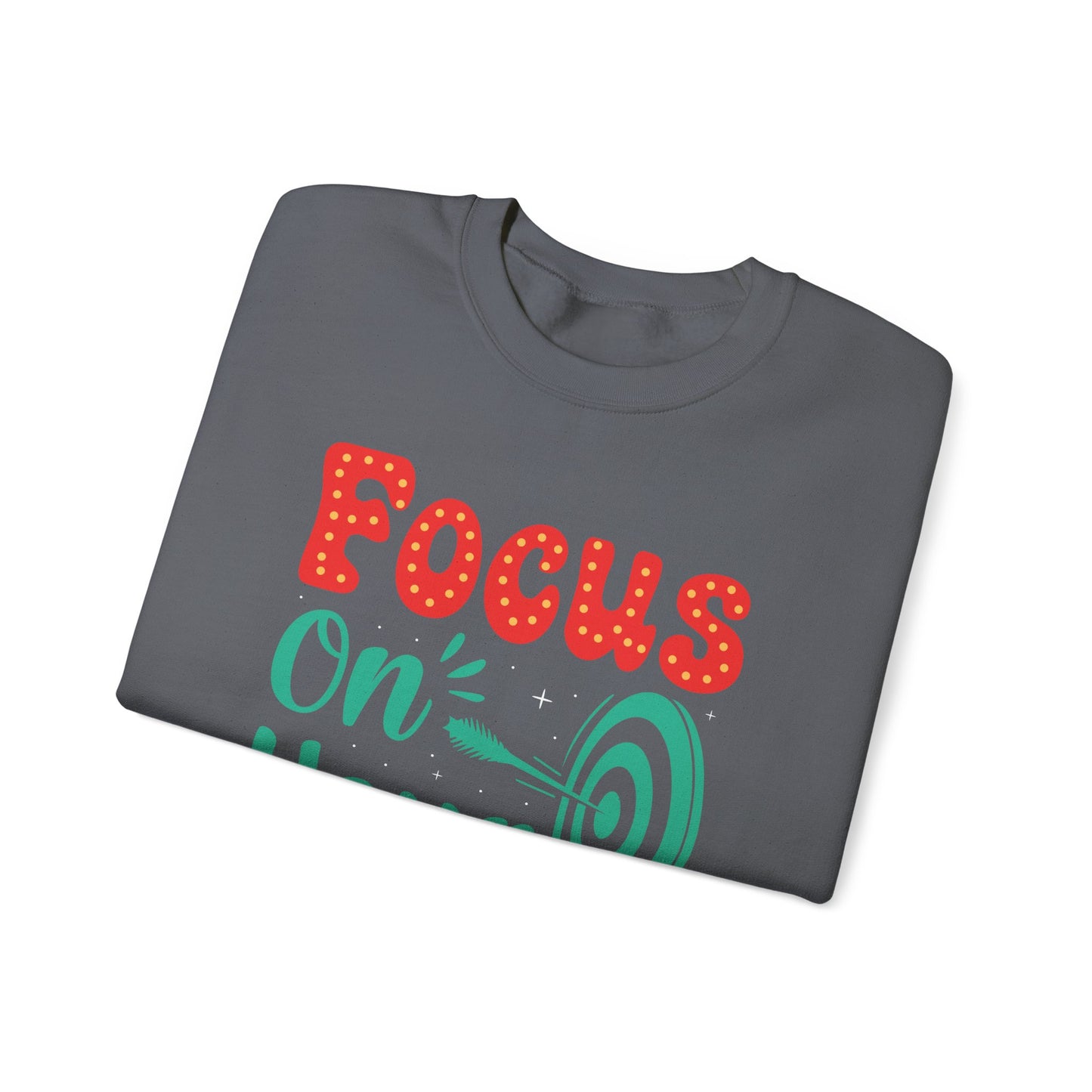 Focus On Your Goals Unisex Heavy Blend™ Crewneck Sweatshirt