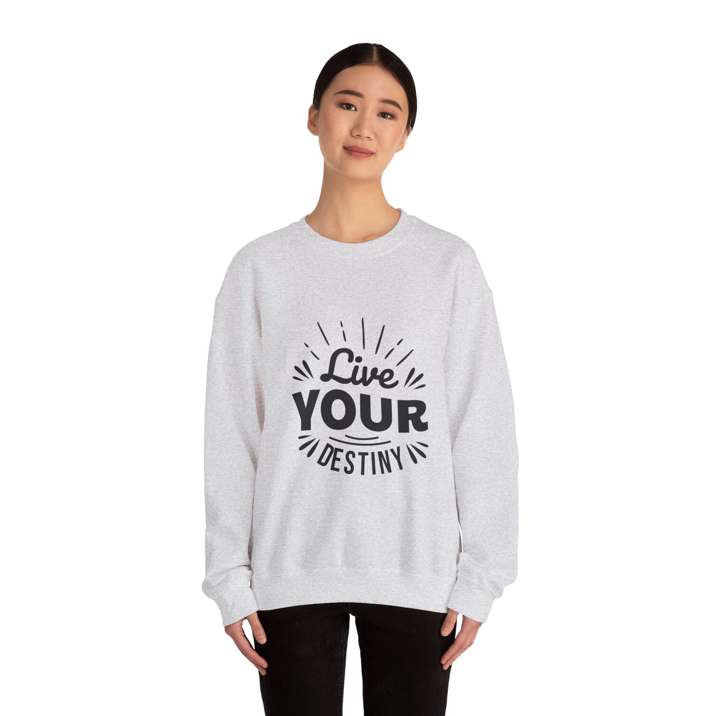 Live Your Destiny Unisex Heavy Blend™ Crewneck Sweatshirt