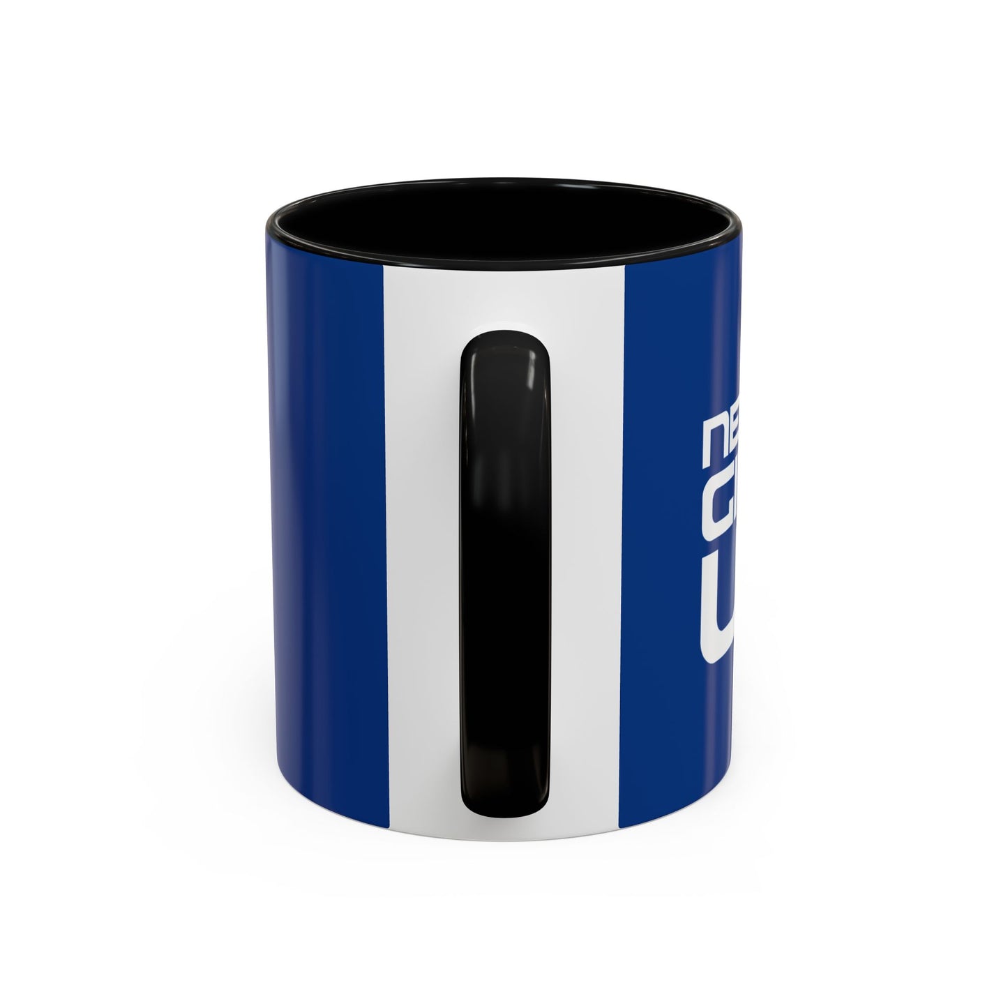 Never Give Up Accent Coffee Mug (11, 15oz)