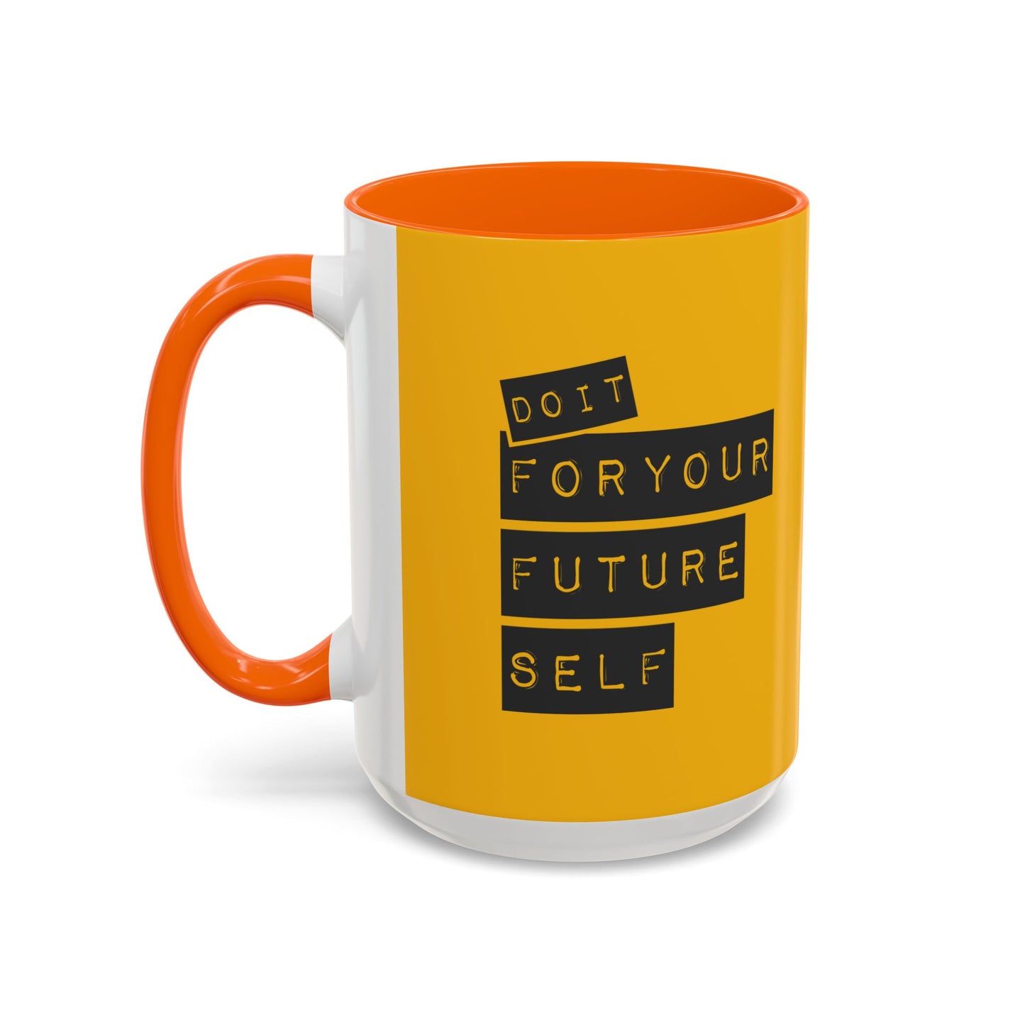 Do It For Your Future Self  Accent Coffee Mug (11, 15oz)