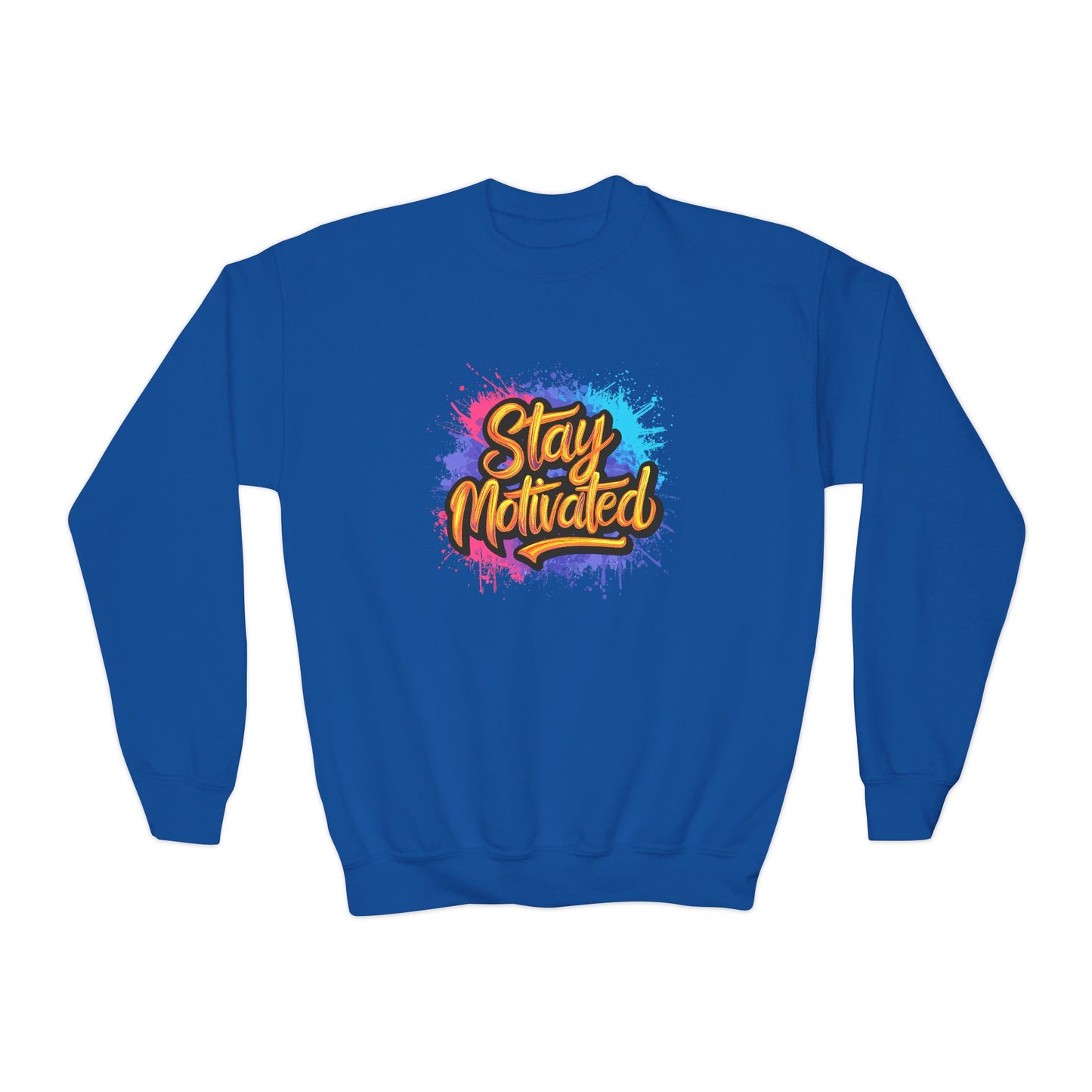 Stay Motivated Youth Crewneck Sweatshirt