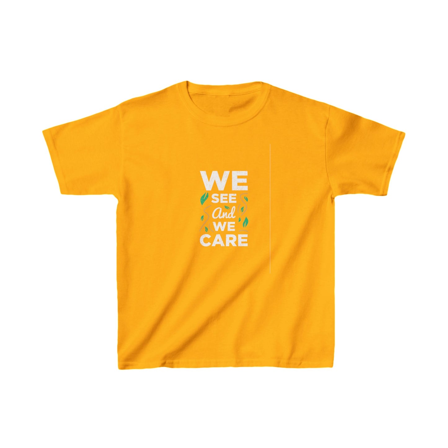 We See And We Care Kids Heavy Cotton™ Tee