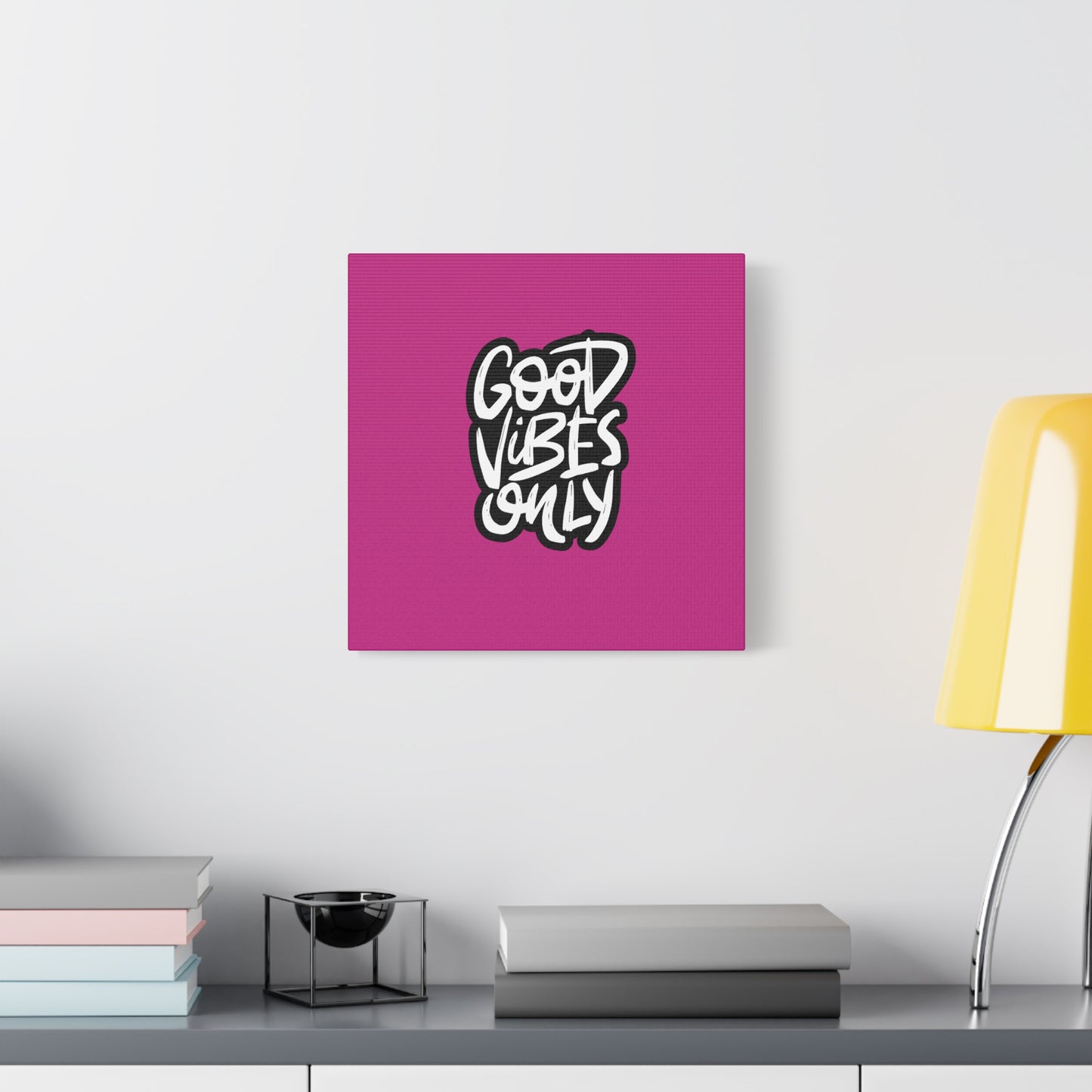 Good Vibes Only Matte Canvas, Stretched, 1.25"