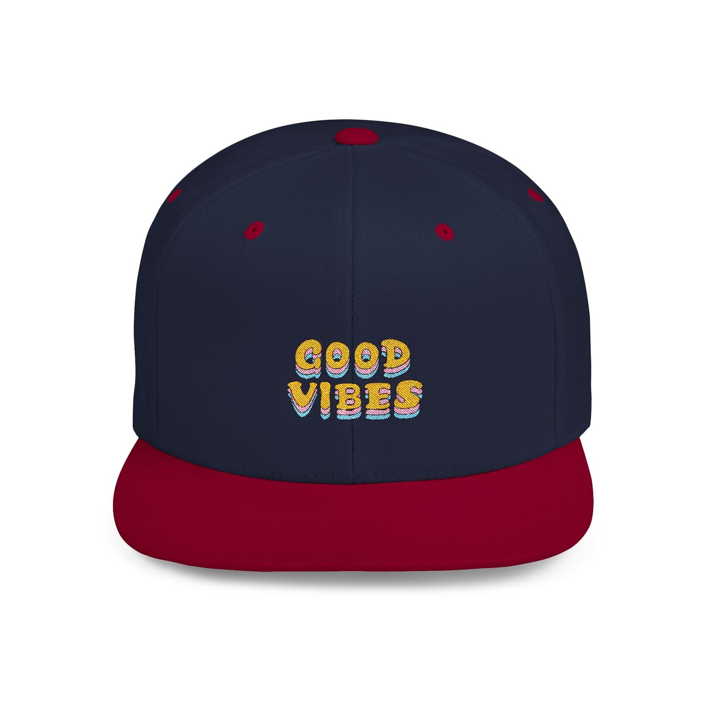 Good Vibes Flat Bill Snapback