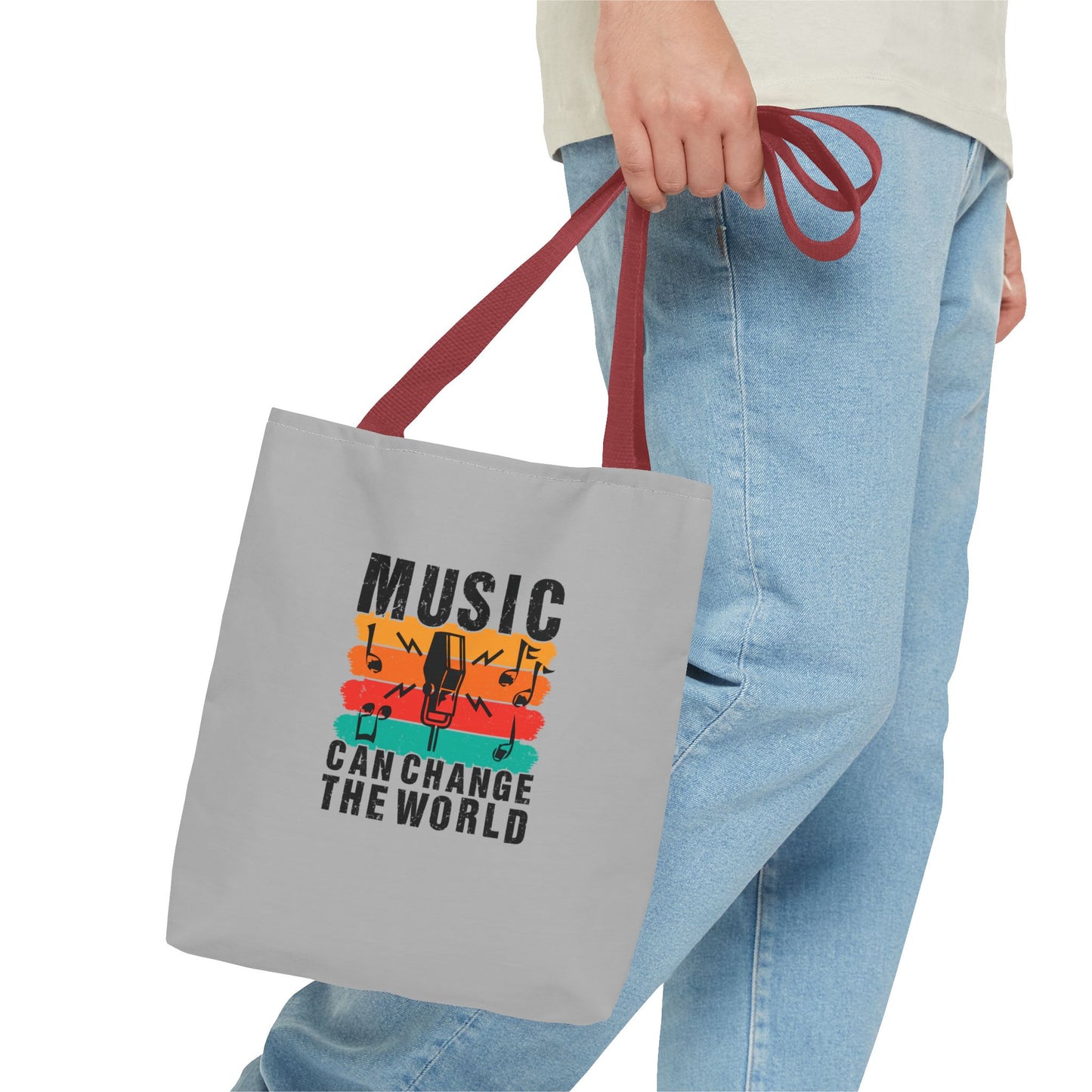 Music Can Change The World Tote Bag (AOP)