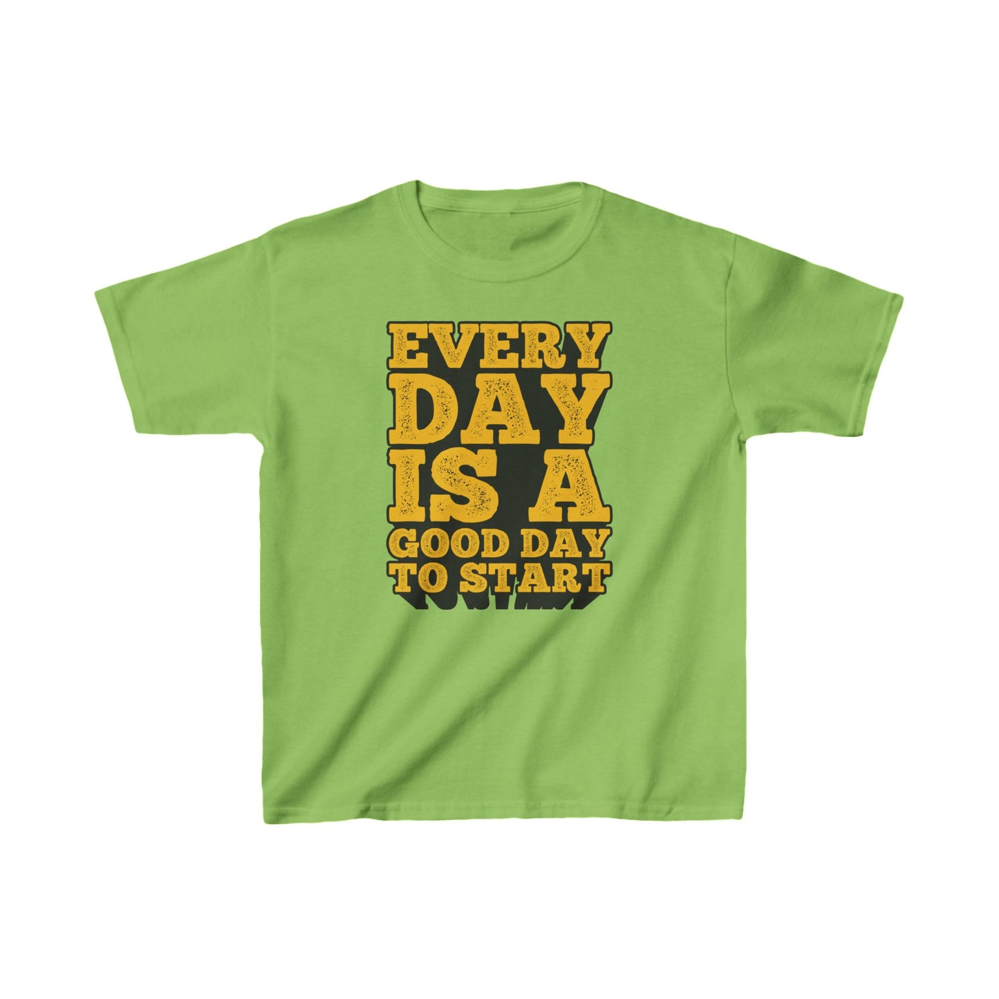 Every Day Is A Good Day To Start Kids Heavy Cotton™ Tee