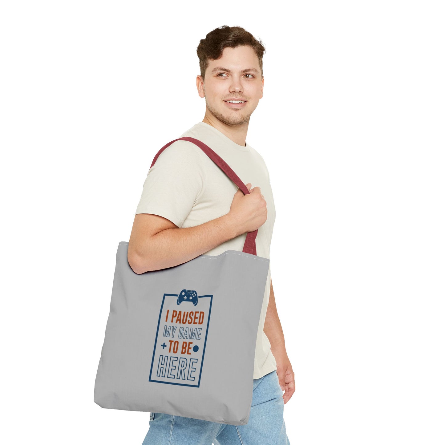 I Pushed My Game To Be Here Tote Bag (AOP)