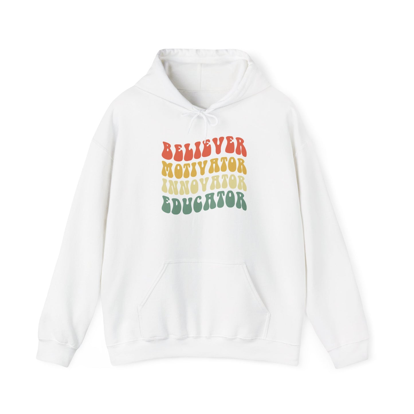 Believer Motivator Innovator Educator Unisex Heavy Blend™ Hooded Sweatshirt