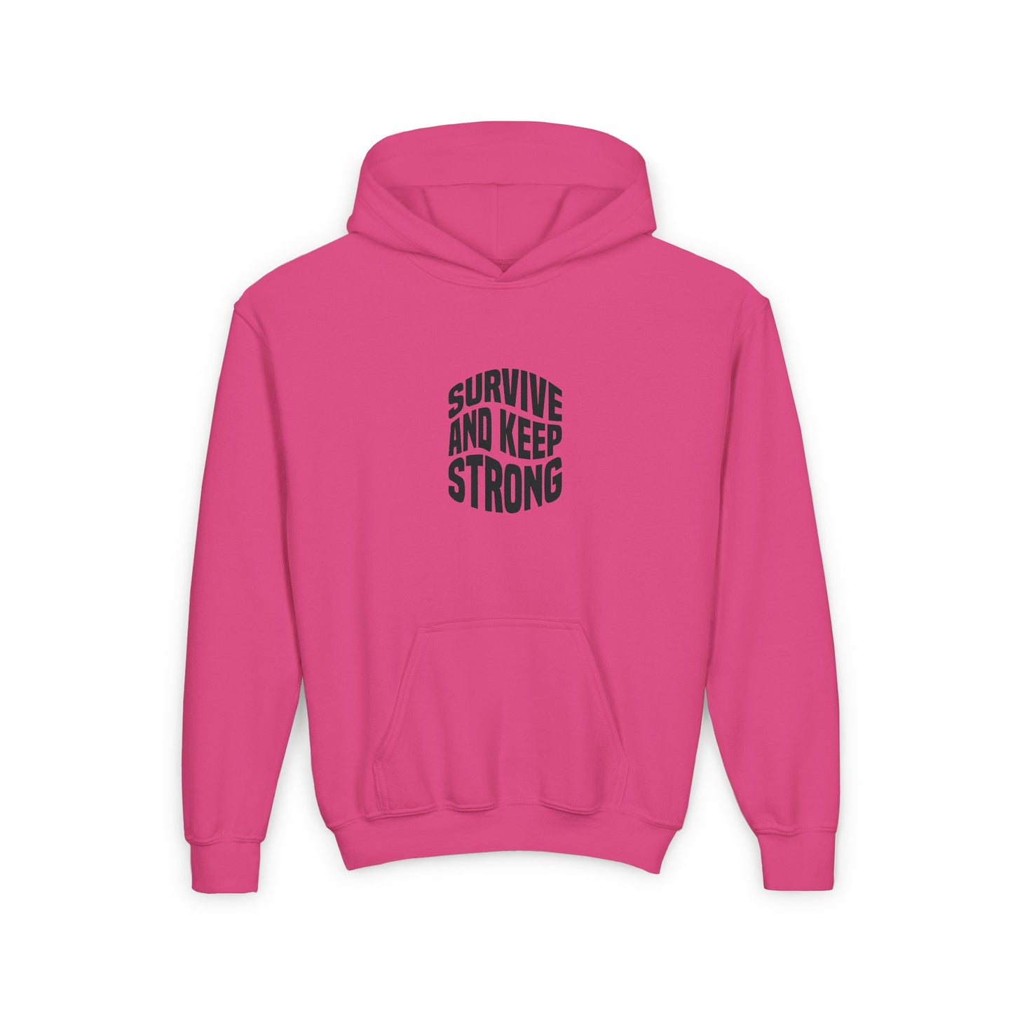 Survive And Keep Strong Youth Heavy Blend Hooded Sweatshirt
