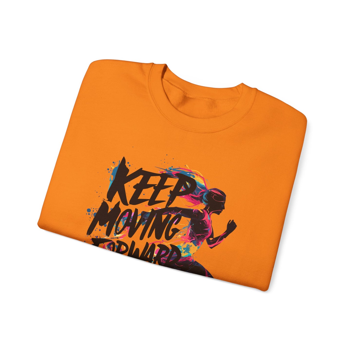 Keep Moving Forward Always Unisex Heavy Blend™ Crewneck Sweatshirt