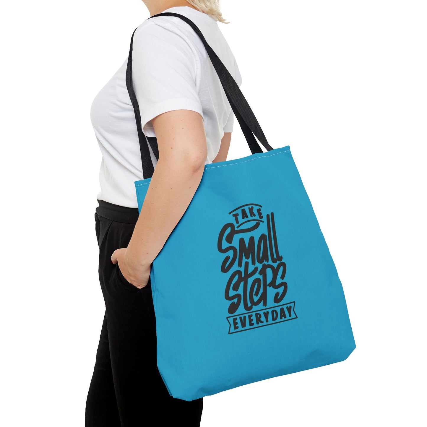 Take Small Steps Everyday Tote Bag (AOP)