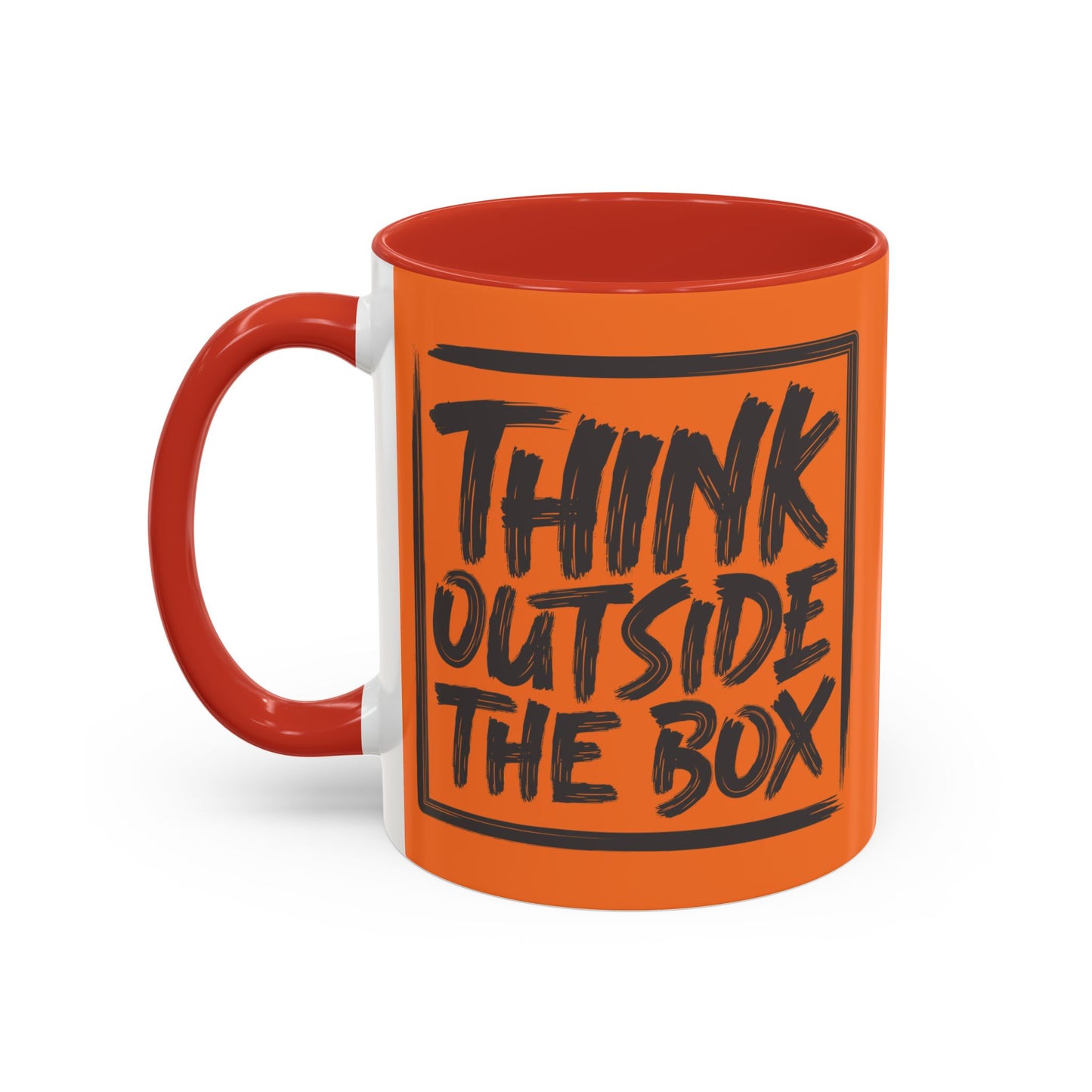 Think Outsidethe Box Accent Coffee Mug (11, 15oz)