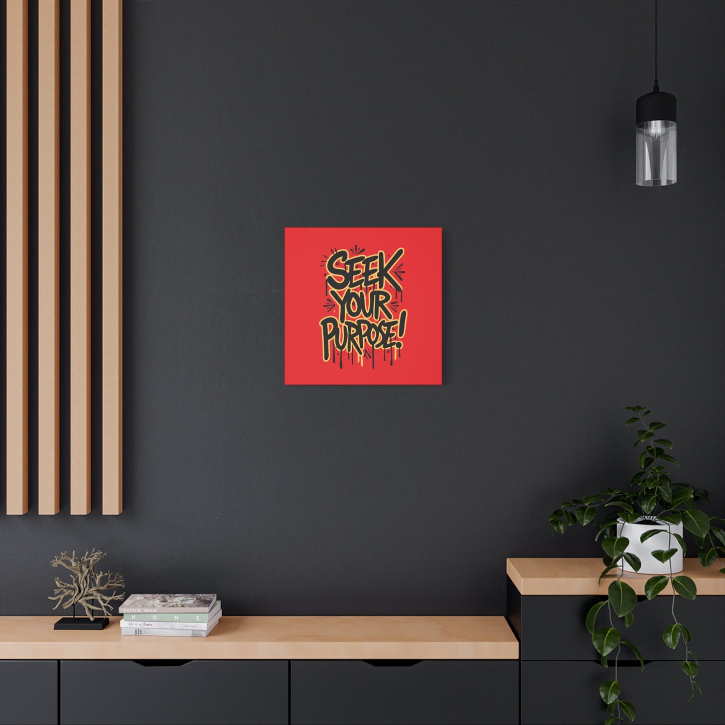 Seek Your Purpose! Matte Canvas, Stretched, 1.25"