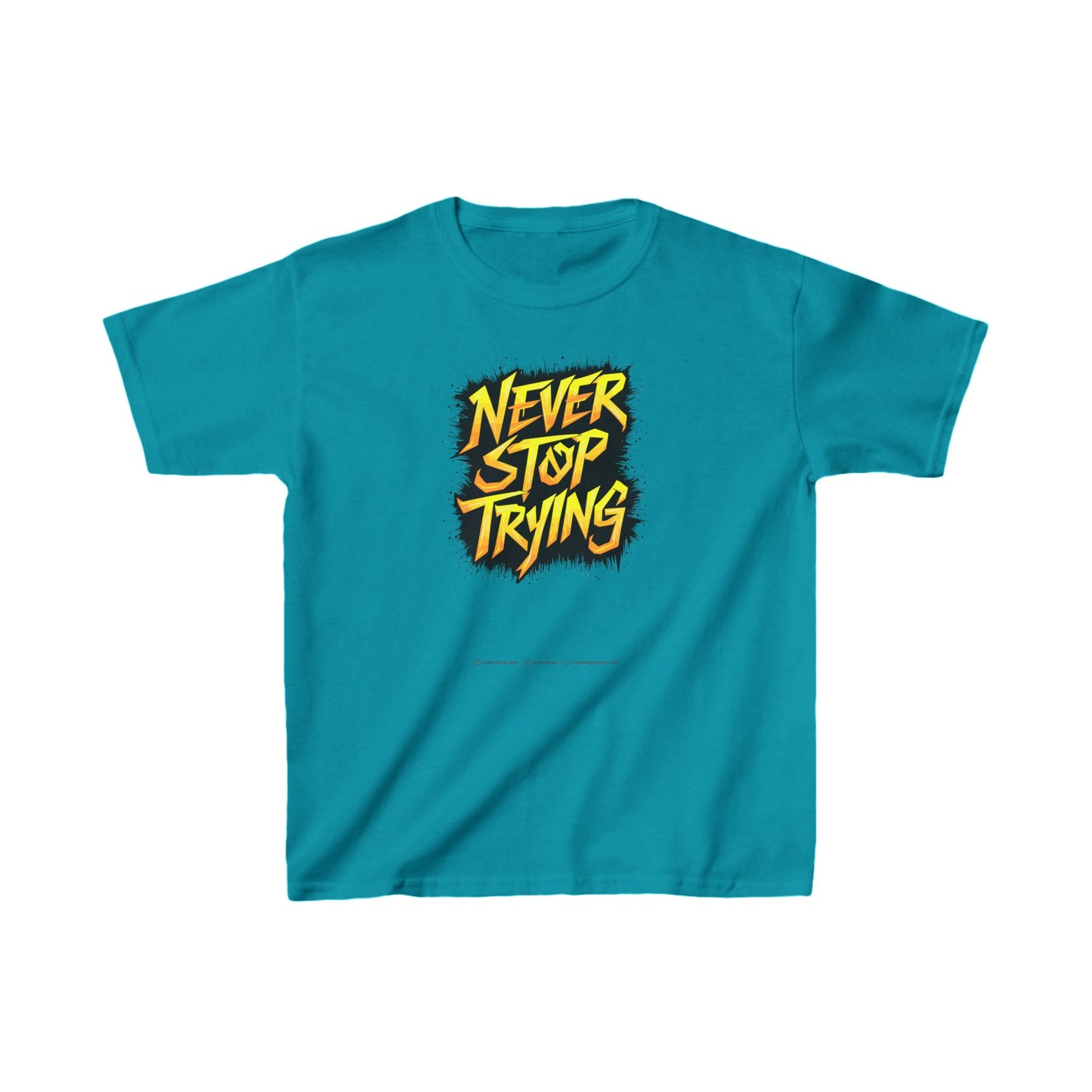Never Stop Trying Kids Heavy Cotton™ Tee