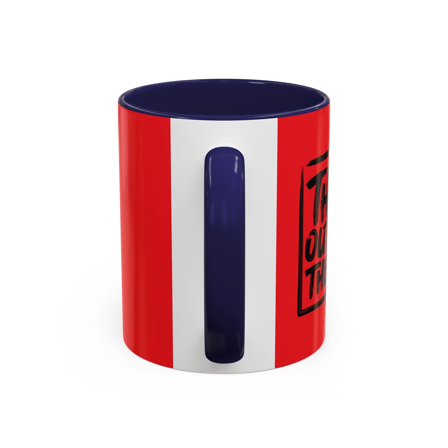 Think Outside The Box Accent Coffee Mug (11, 15oz)