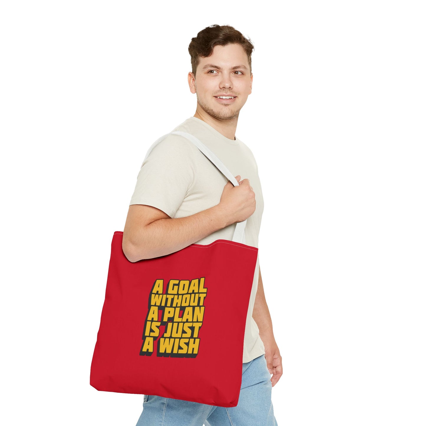 A Goal Without A Plan Is Just A Wish Tote Bag (AOP)