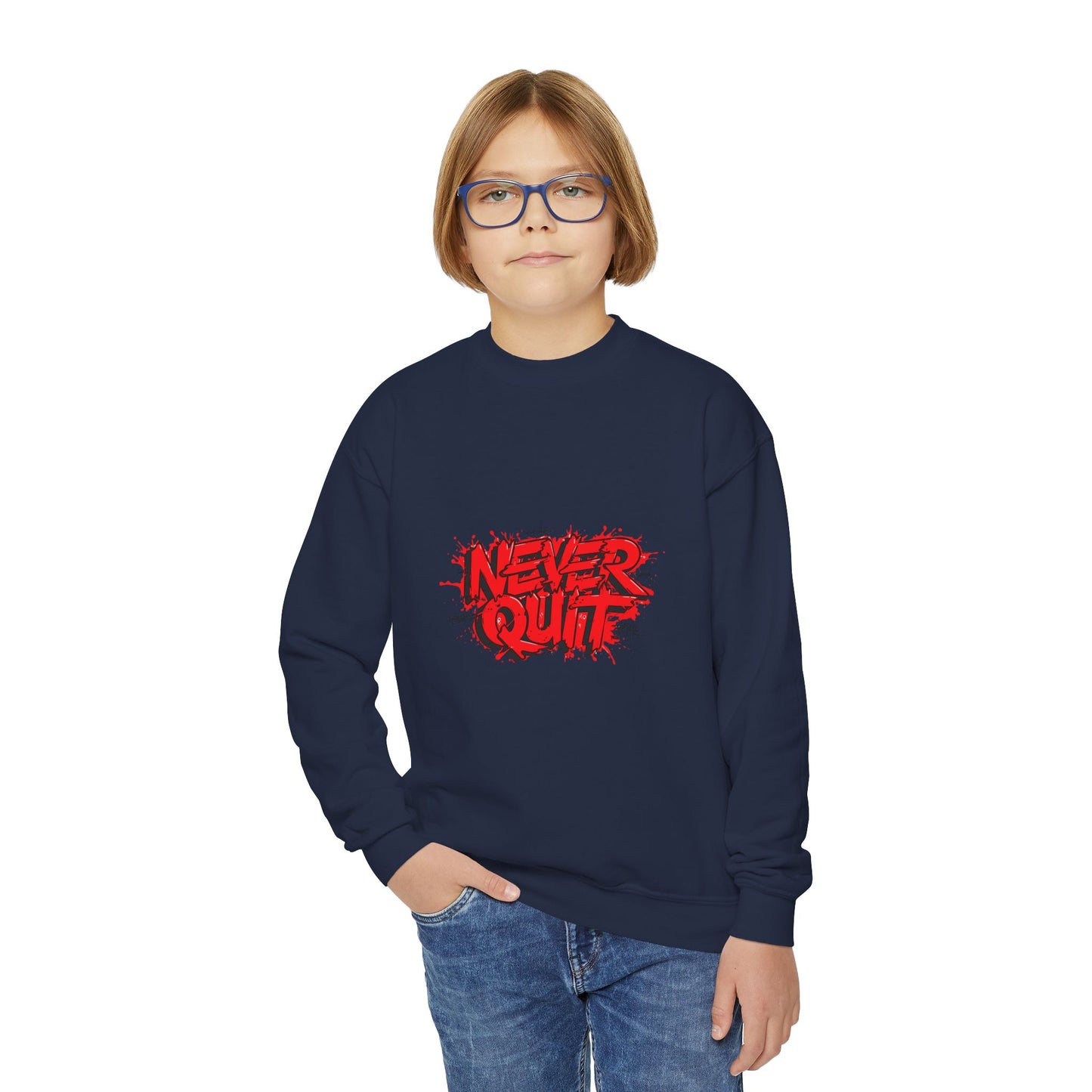 Never Quit Youth Crewneck Sweatshirt