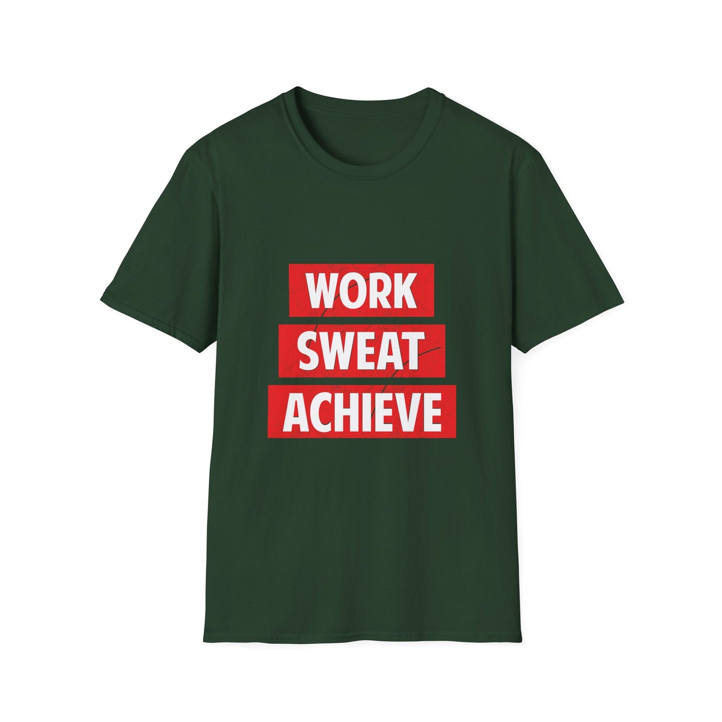 Work Sweat Achieve Unisex Softstyle T-Shirt
