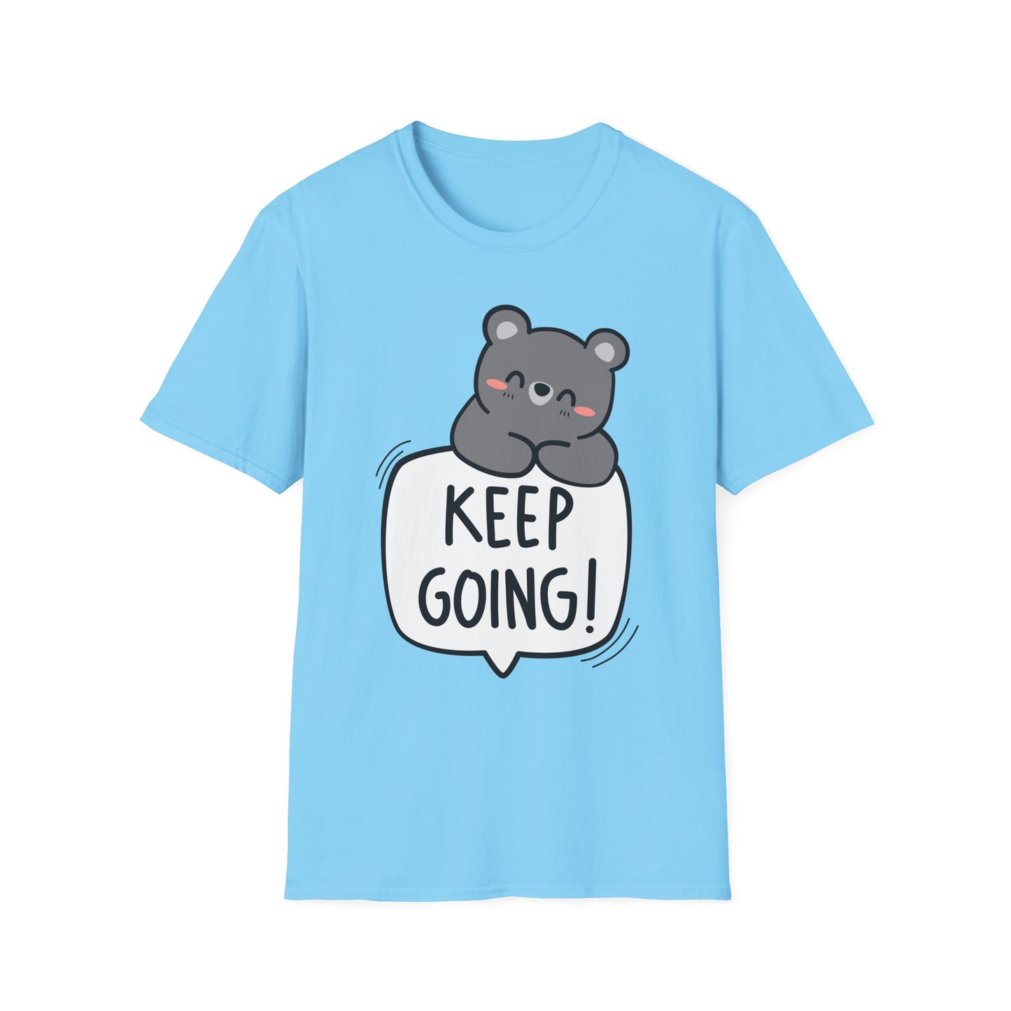 keep going Unisex Softstyle T-Shirt