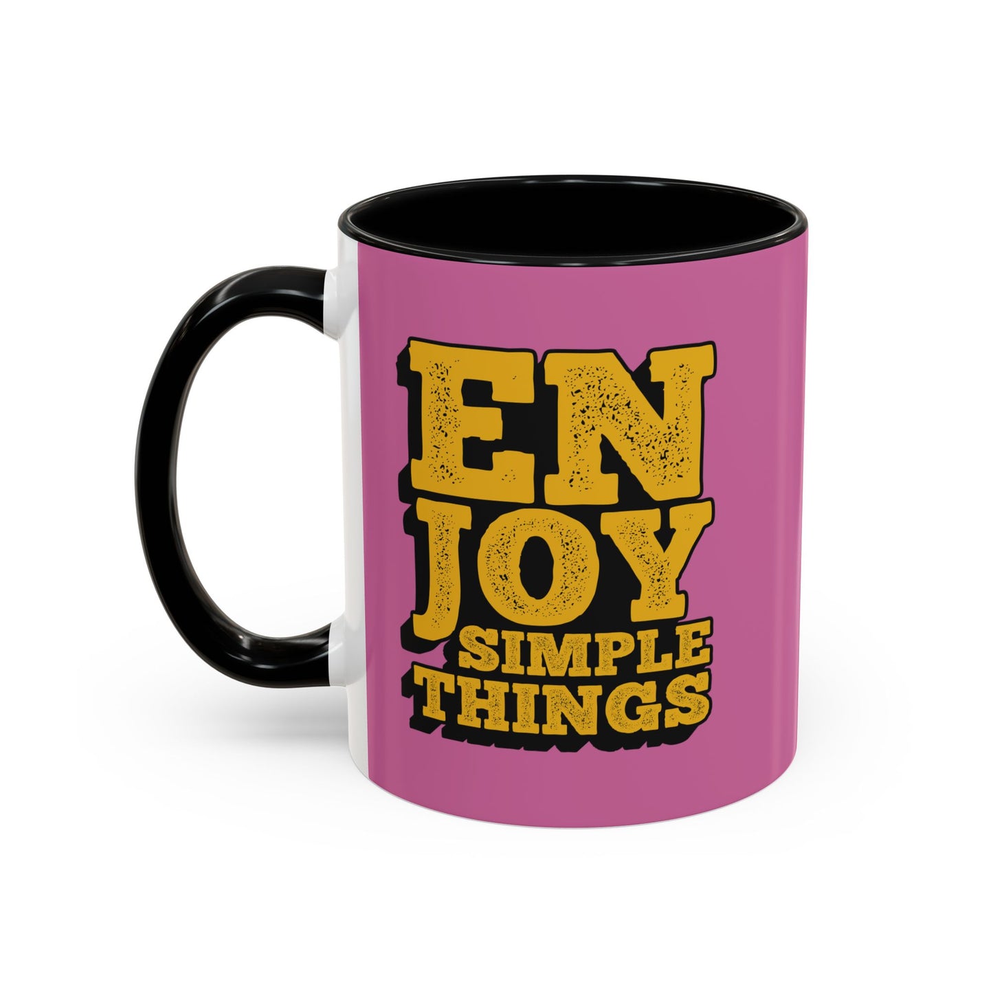 Enjoy Simple Things Accent Coffee Mug (11, 15oz)