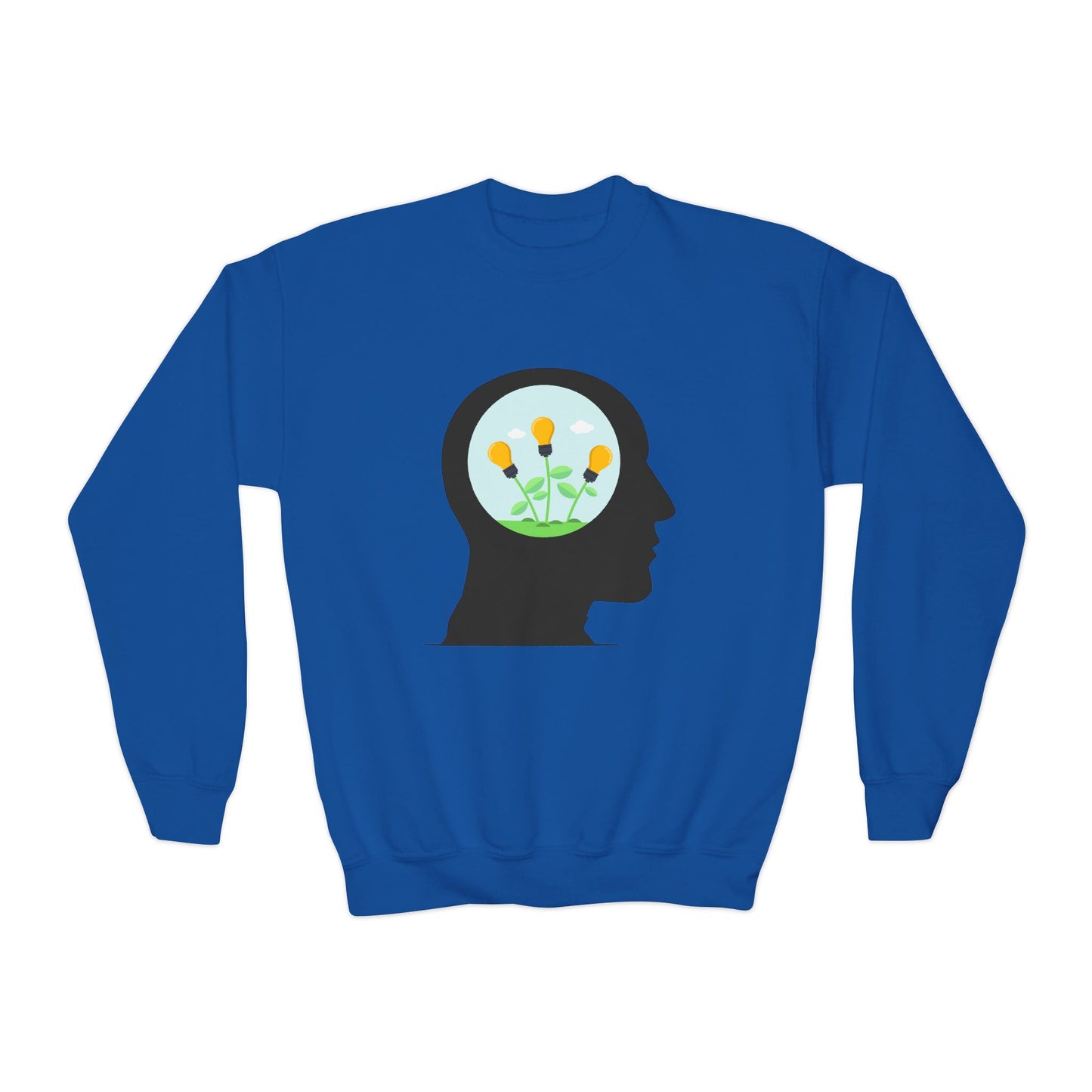 Mindset And Positive Thoughts Youth Crewneck Sweatshirt