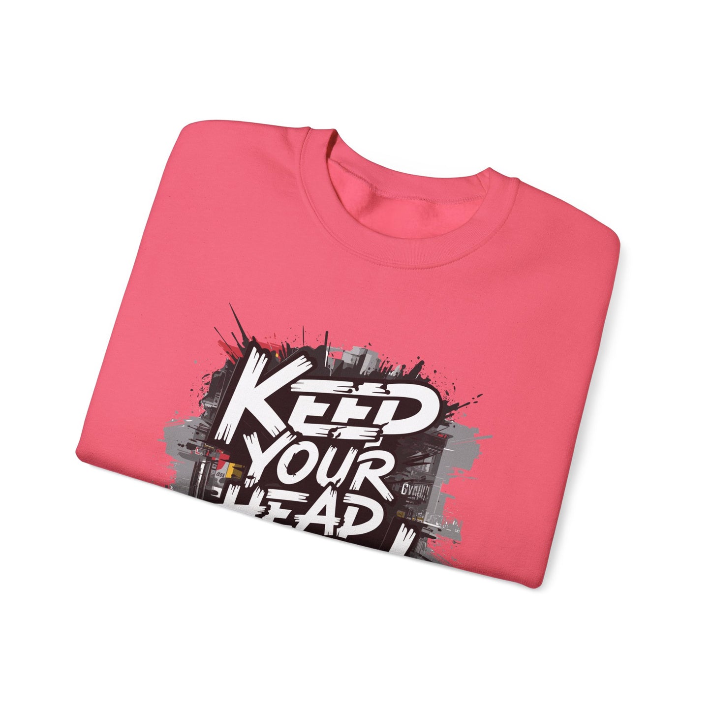 Keep Your Head Up ! Unisex Heavy Blend™ Crewneck Sweatshirt