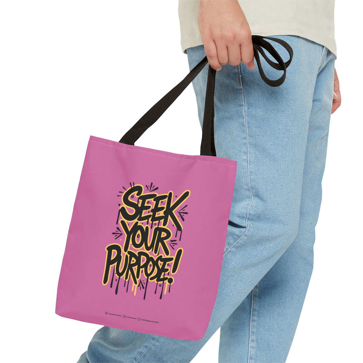Seek Your Purpose! Tote Bag (AOP)