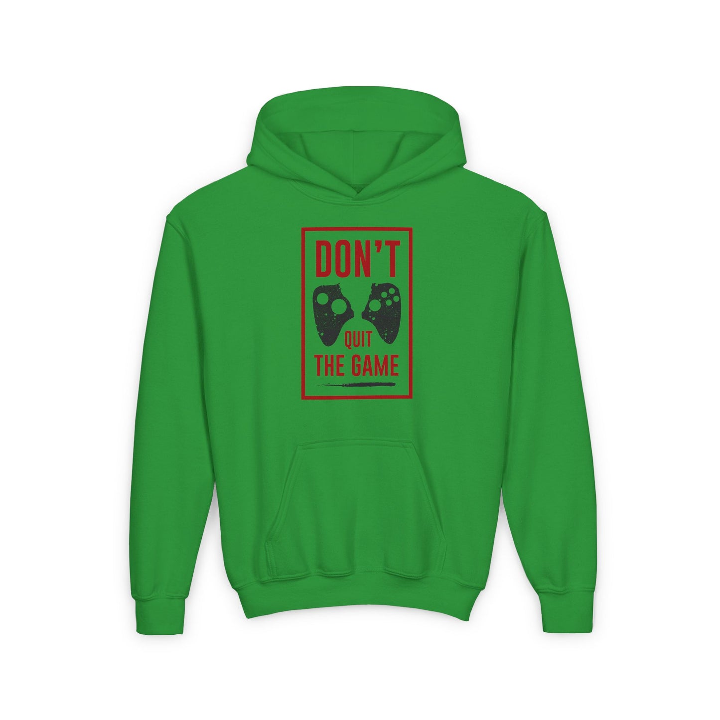 Don't Quit The Game Youth Heavy Blend Hooded Sweatshirt