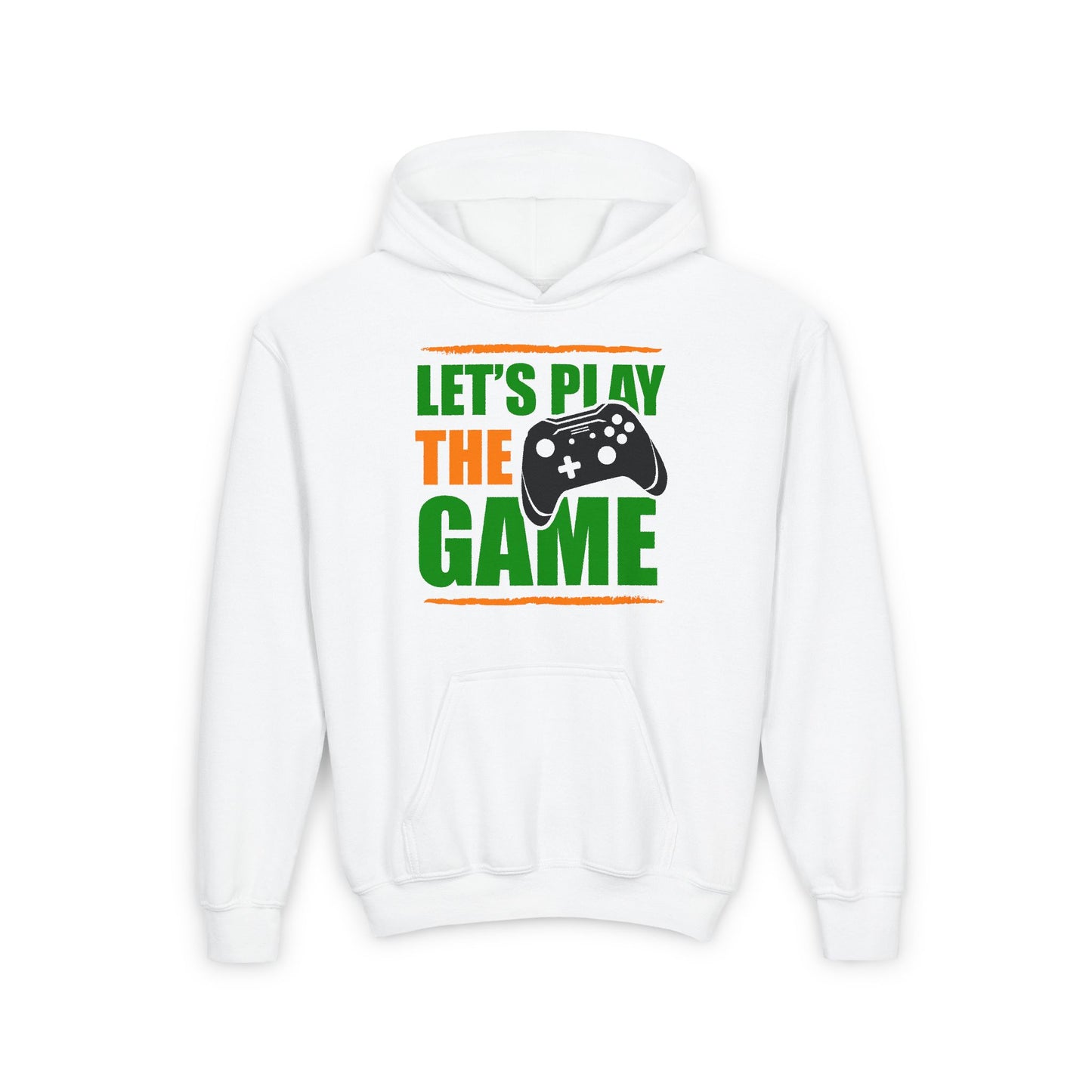 Let's Play The Game Youth Heavy Blend Hooded Sweatshirt