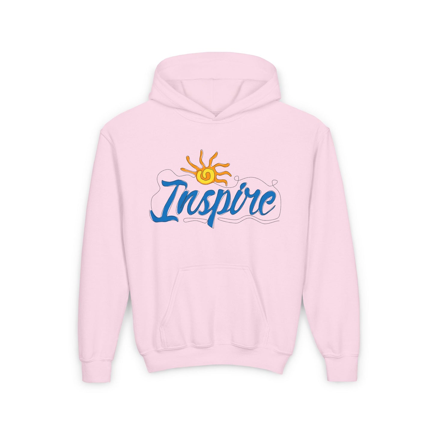 Inspire Youth Heavy Blend Hooded Sweatshirt