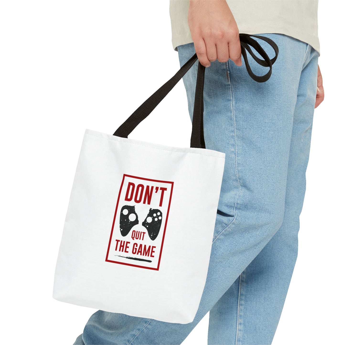 Don't Quit The Game Tote Bag (AOP)