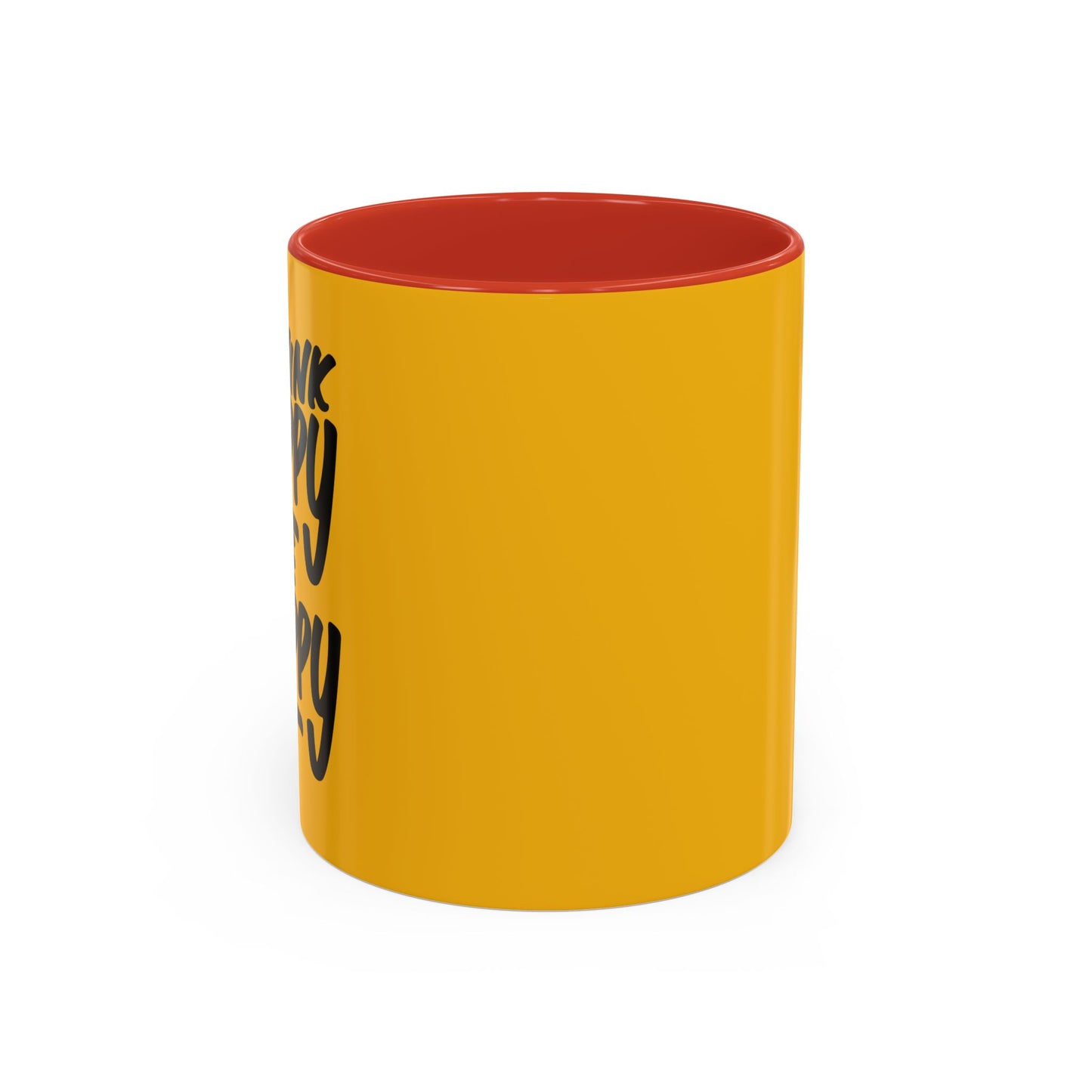 Think Happy Be Happy Accent Coffee Mug (11, 15oz)