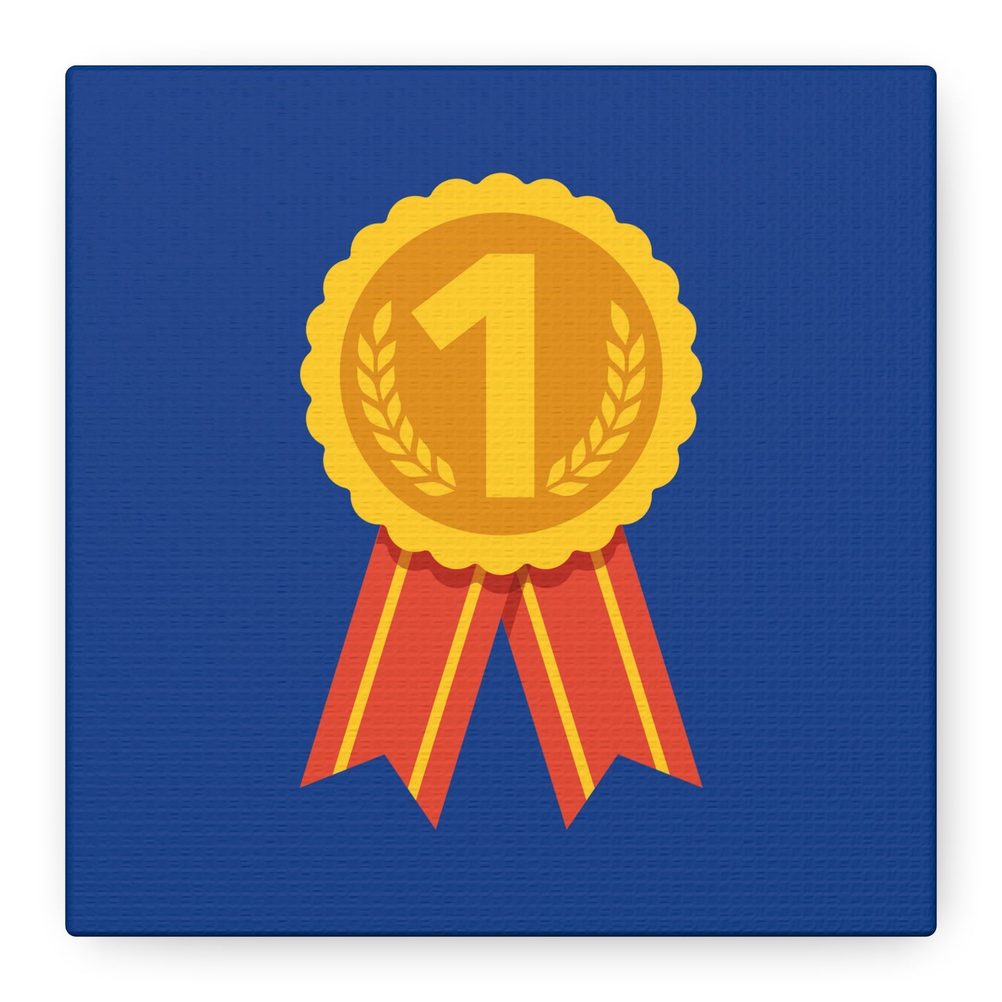 Gold Medal Symbol Matte Canvas, Stretched, 1.25"