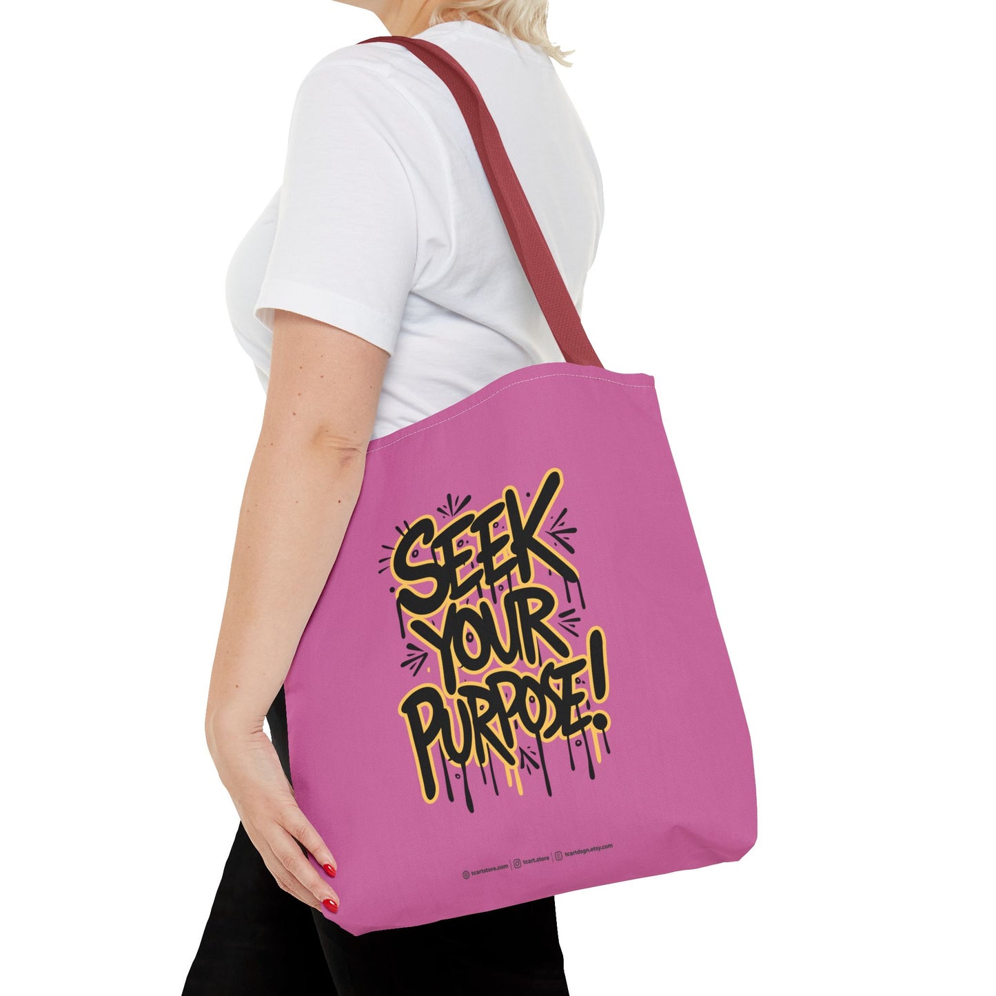 Seek Your Purpose! Tote Bag (AOP)