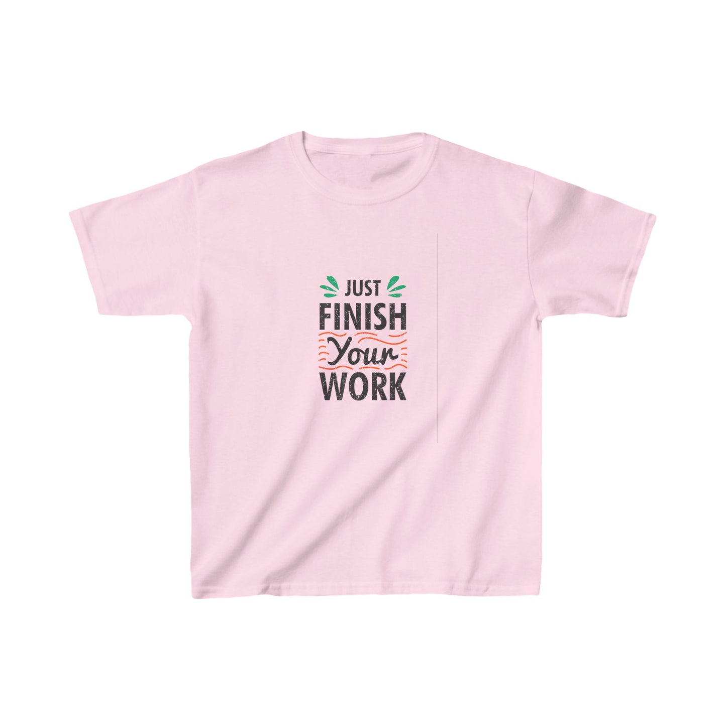 Just Finish Your Work Kids Heavy Cotton™ Tee