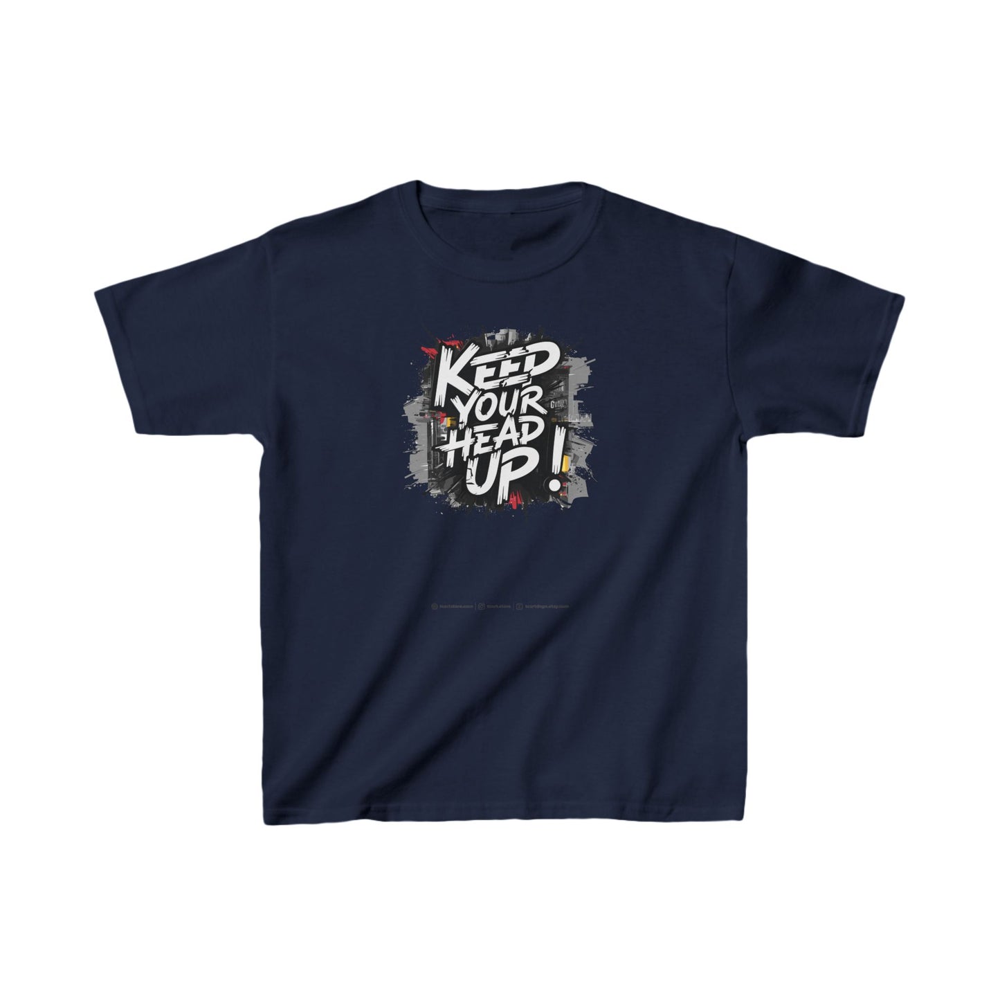Keep Your Head Up ! Kids Heavy Cotton™ Tee
