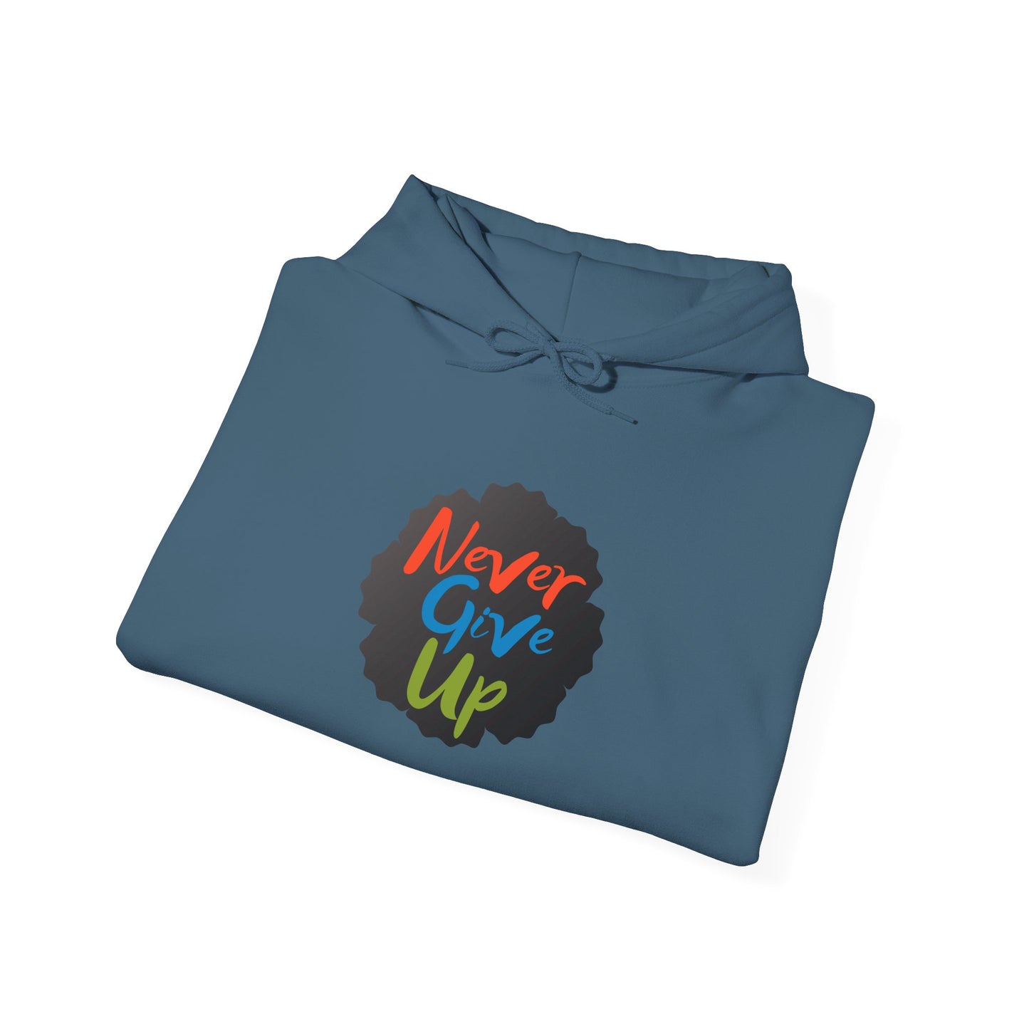 Never Give Up Unisex Heavy Blend™ Hooded Sweatshirt
