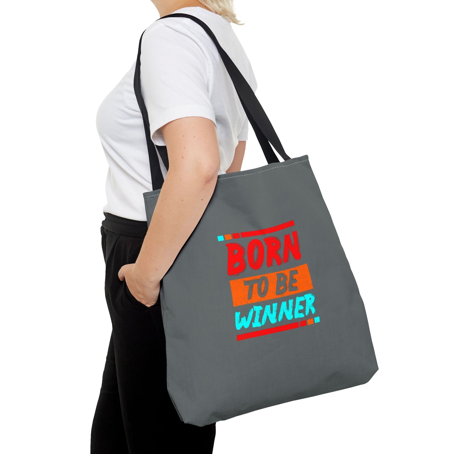 Born To Be Winner Tote Bag (AOP)