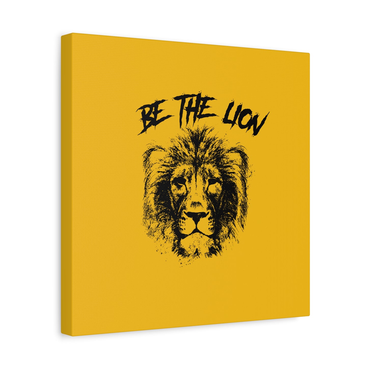 Be The Lion Matte Canvas, Stretched, 1.25"