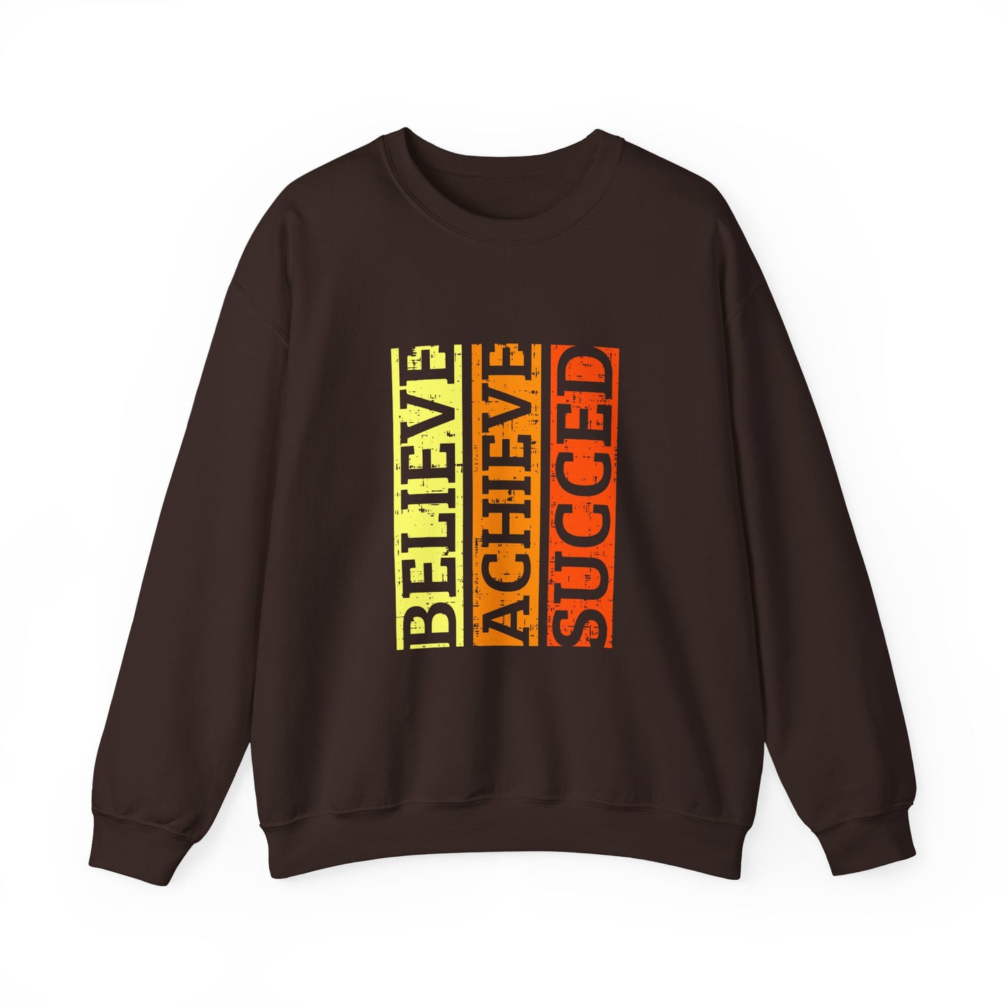 Belive Achieve Succed Unisex Heavy Blend™ Crewneck Sweatshirt
